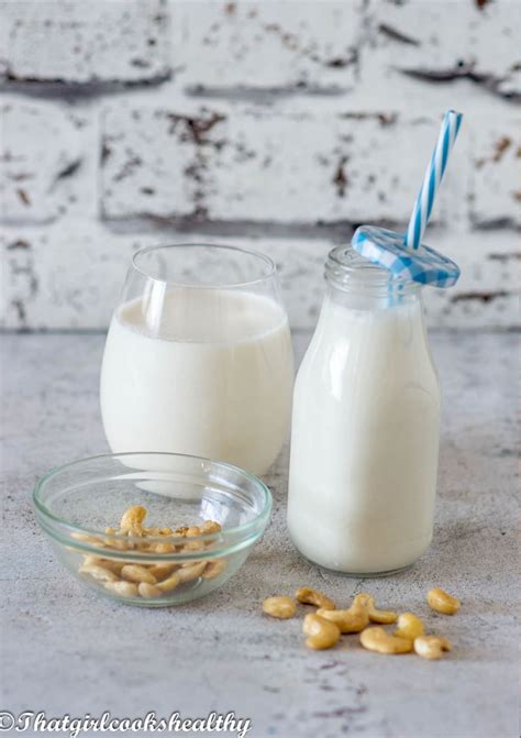 Cashew Nut Milk Recipe That Girl Cooks Healthy