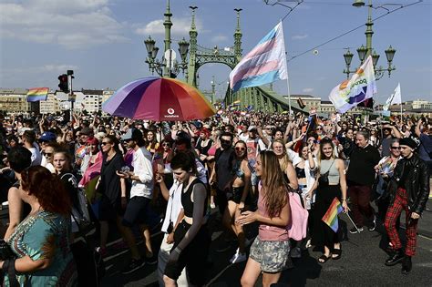 Thousands March For Lgbt Rights In Hungary Parade