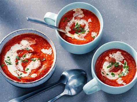 Oven Roasted Tomato Garlic Soup Savory