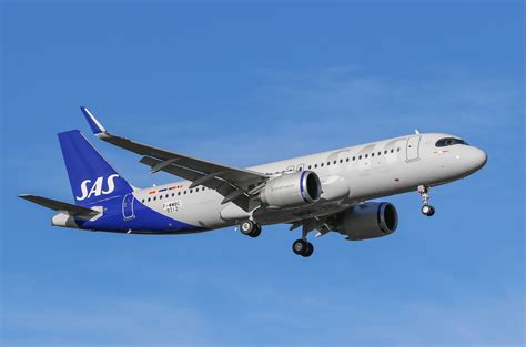 La Nouvelle Livrée Sas Prend Son Envol Sur Un Airbus A320neo Actu