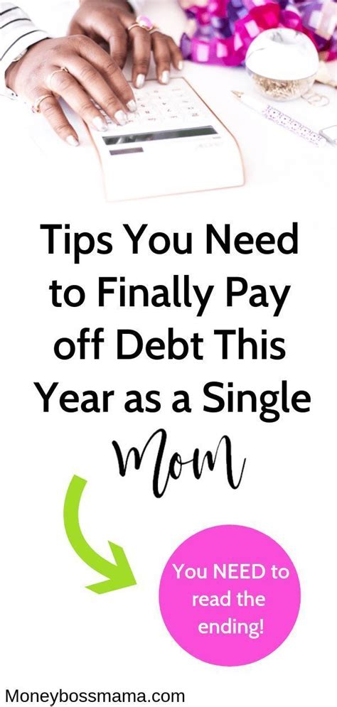how to pay off debt as a single mom even on a low income debt