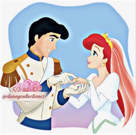 Prince Eric And Princess Ariel Their Wedding Disney Ariel Disney