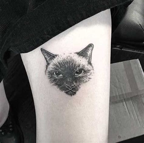 Cat Tattoo Siamese Cat Tattoos Tattoos