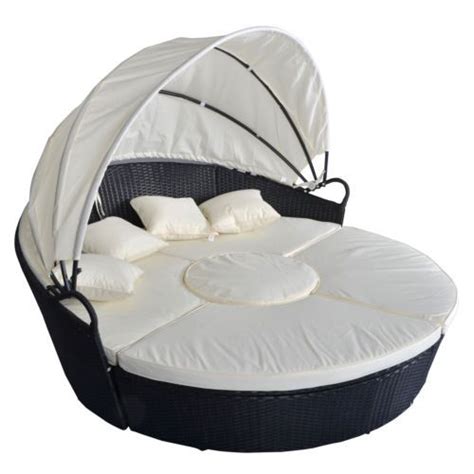 For a casual and relaxing vibe, choose a tan wicker outdoor sofa featuring swooped arms and patterned accent pillows. Outdoor-Patio-Sofa-Furniture-Round-Retractable-Canopy ...
