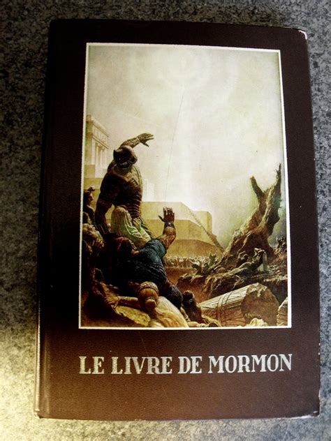 Le Livre De Mormon By Salt Lake City Utah The Church Of Jesus Christ Of