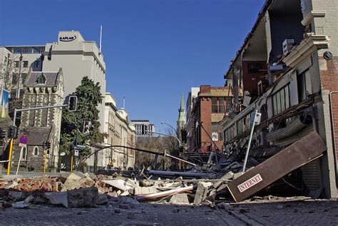 Deadly, powerful, magnitude 7.8 earthquake hits christchurch, new zealand; Christchurch Earthquake Photograph by Peter Prue