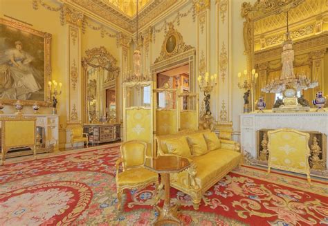 If you selected for royal mews and buckingham palace option, 10.15 entry at royal mews and 11.15 entry at state rooms. The White Room, Buckingham Palace
