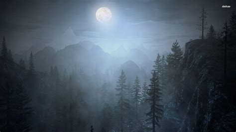 Night Forest Wallpapers On Wallpaperdog