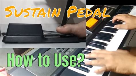 how you can use sustain pedal in piano youtube