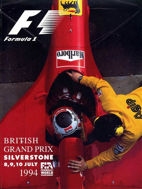 1994 British Gp Poster Rformula1