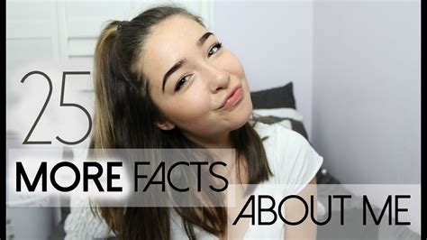 25 More Facts About Me Youtube