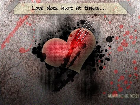 Free Download Vijay Kreationz Love Hurts Wallpaper 1024x768 For Your