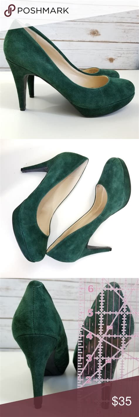 Productive and fast paced work environment w/ a lot of room for personal career growth. Marc Fisher | Sydney Emerald green pumps | Green pumps, Marc fisher shoes, Heels