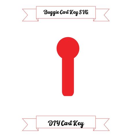 Buggie Cart Key Svg File Works With Laser Cutters Etsy