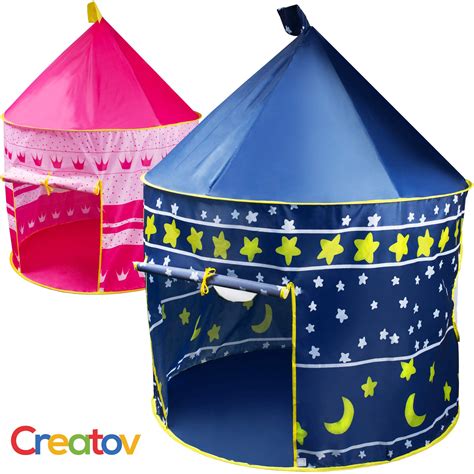 Creatov Kids Tent Toy Prince Playhouse Toddler Play House Blue Castle