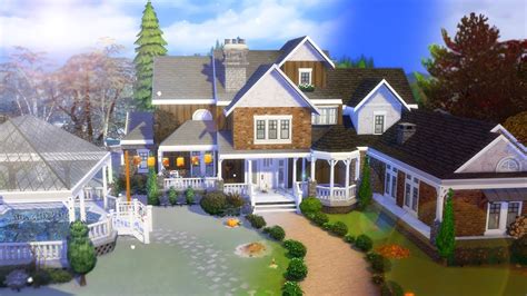 Sims 4 All Seasons Home Build Youtube