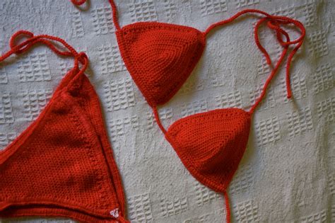 Crochetana Bikini Rojo