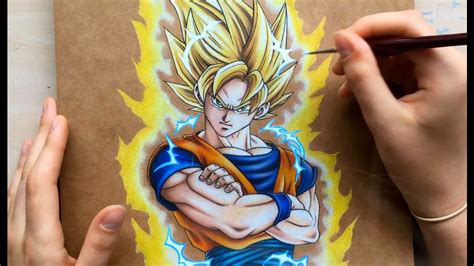 Dragon Ball Z Goku Drawing At Getdrawings Free Download