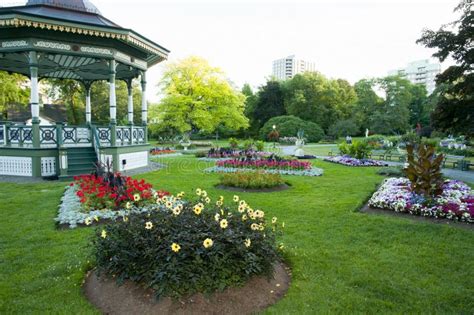 Halifax Public Gardens Nova Scotia Canada Stock Photo Image Of