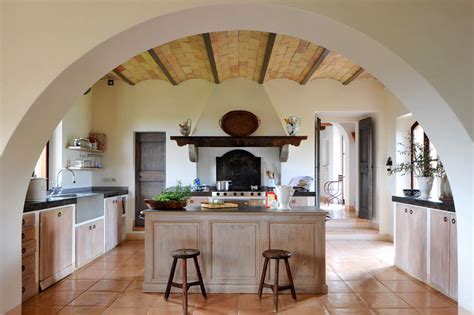 Col Delle Noci Italian Villa Rustic Kitchen Interior Design Ideas