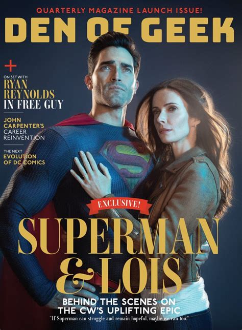 New Superman And Lois Photo On Den Of Geek Magazine Cover Superman