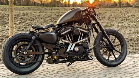 Harley Davidson Iron Bobber 883 By D Star Customs