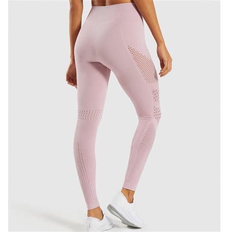 Gym Shark Flawless Knit Tights Washed Lavender