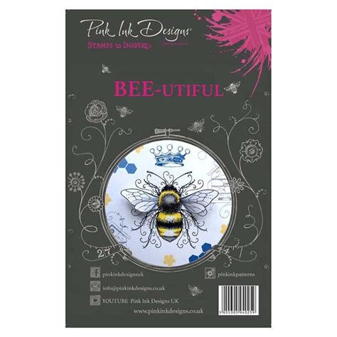 Pink Ink Designs A5 Clear Stamp Set Bee Utiful 20383375 Hsn