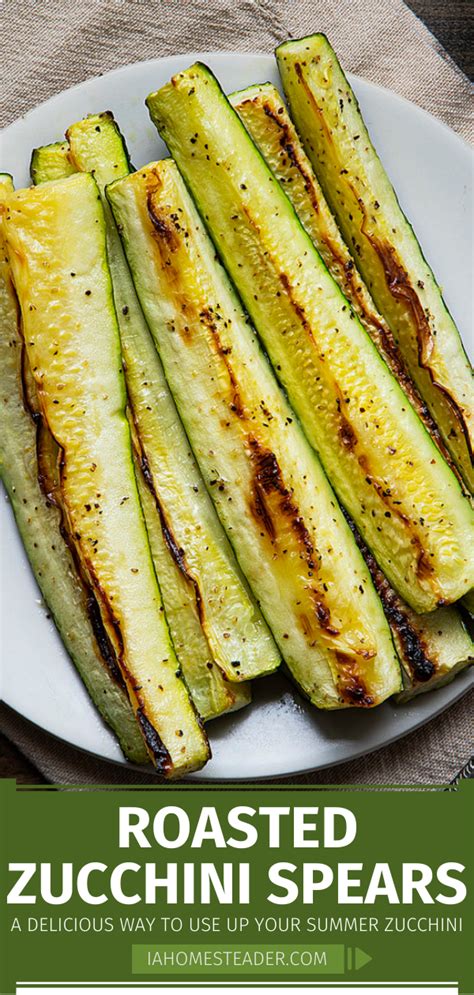 Preheat the oven to 400 degrees f (200 degrees c). Roasted Zucchini Spears | Recipe in 2020 | Roast zucchini ...