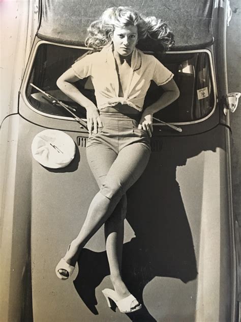 My Mom In The Early S She Also Took A Sexy Pic With Her First Car