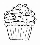 Muffin Coloring Printable Blueberry Getcolorings sketch template