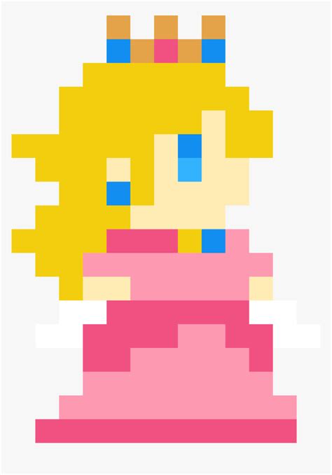 Super Mario Bros Princess Peach Pixel