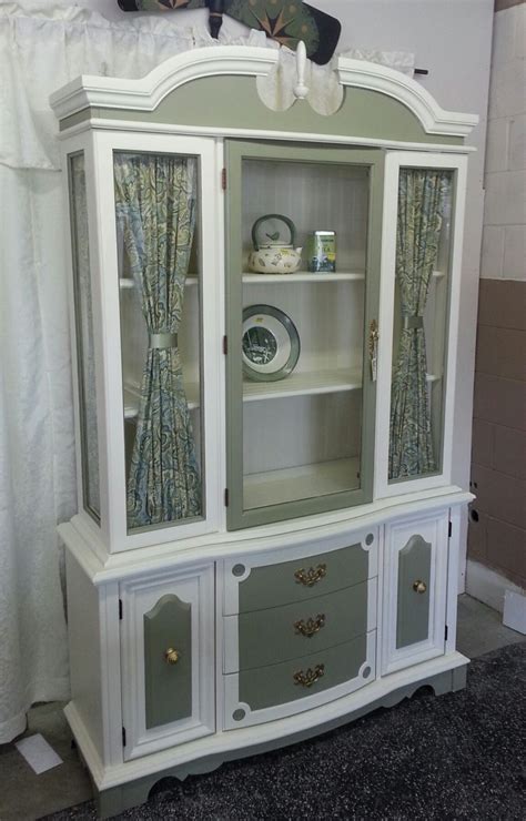 A Perfectly Repurposed China Cabinet Take Out The Mirror Back And