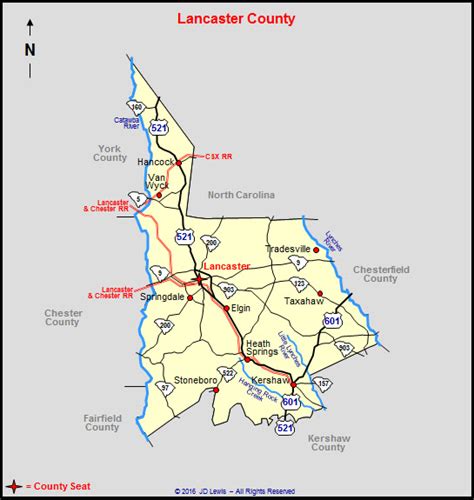Lancaster County School District Map Maping Resources