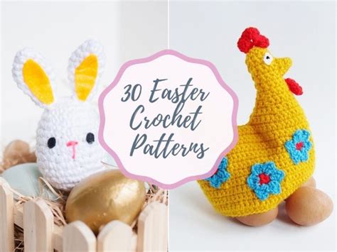30 Easter Crochet Home Decor Ideas Free Crochet Patterns