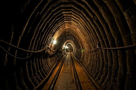 Hallstatt Salzwelten Salt Mine Tunnel Impressive Olde Flickr