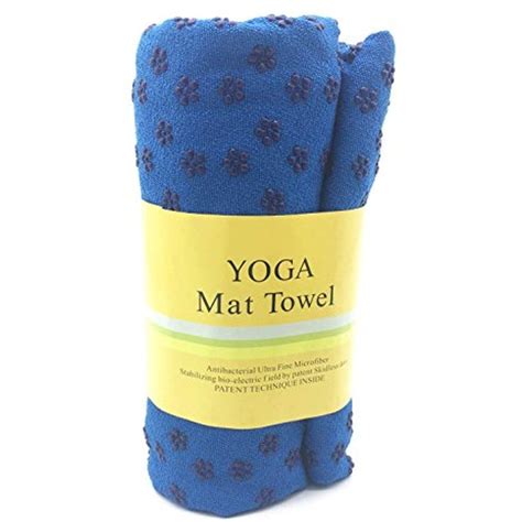 Silfrae Yoga Mat Microfiber Yoga Towel Non Slip For Hot Yoga And Pilates Yoga Towel Hot Yoga