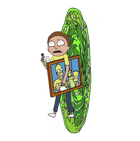 Rick And Morty X The Simpsons Adult Cartoons Random Cartoons Ricky And Morty Rick And Morty