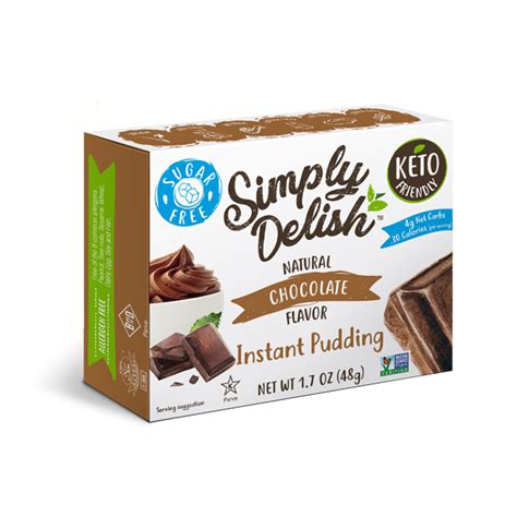 Simply Delish Instant Pudding Chocolate 48g — Goodness Me