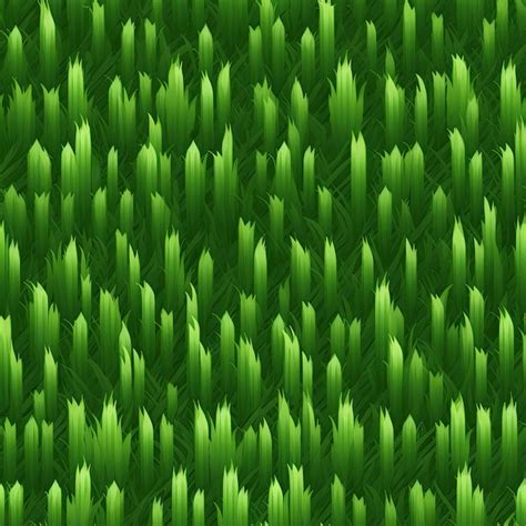 Premium Ai Image Green Grass Field Pixel Art Seamless Pattern