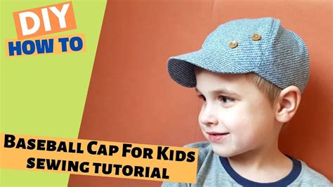 Baseball Hat Pattern Sewing Size Kids and Adults Kits & How To Craft