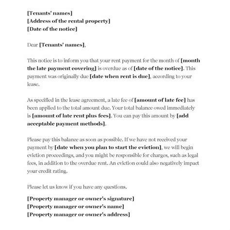 Late Rent Notice When And How To Send One To Overdue Tenants Rent Blog