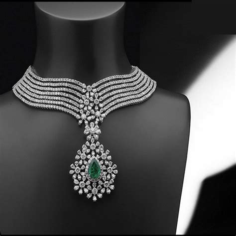 Diamond Necklace Set Designs For Every Style Preference Wedbook Diamond Jewellry Bridal