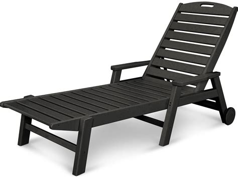 Get free shipping on qualified wheels outdoor chaise lounges or buy online pick up in store today in the outdoors department. POLYWOOD® Nautical Recycled Plastic Stackable Chaise ...