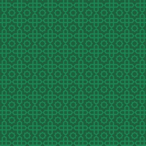 Islamic Pattern Background Green Color Abstract Allah Arabic