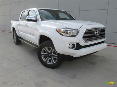 2016 Super White Toyota Tacoma Limited Double Cab 4x4 113228129 Photo