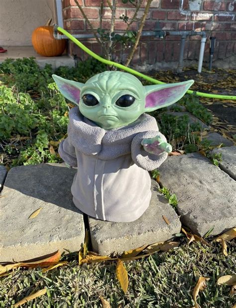 Baby Yoda Life Size Grogu Mandalorian Star Wars Baby Yoda Full Etsy