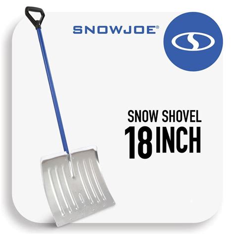 Snow Joe 53 In Heavy Duty Plastic D Grip Handle Aluminum Snow Shovel