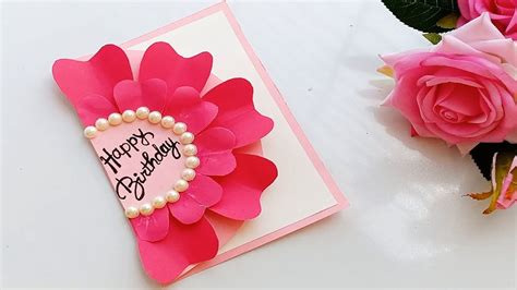 Beautiful Diy Birthday Cards Birthday Handmade Card Beautiful Hand