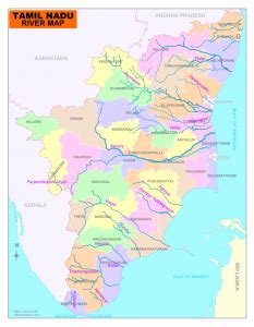 Road rail and road bridges, rameswaram. Tamil Nadu Map Download Free In Pdf - Infoandopinion